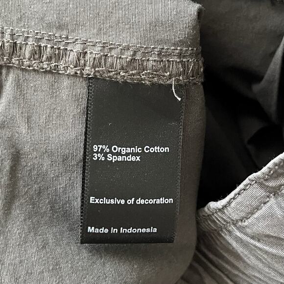 Wellen Mens Organic Cotton Utility Belted Shorts Size L Gray Lightweight Outdoor - Picture 4 of 5